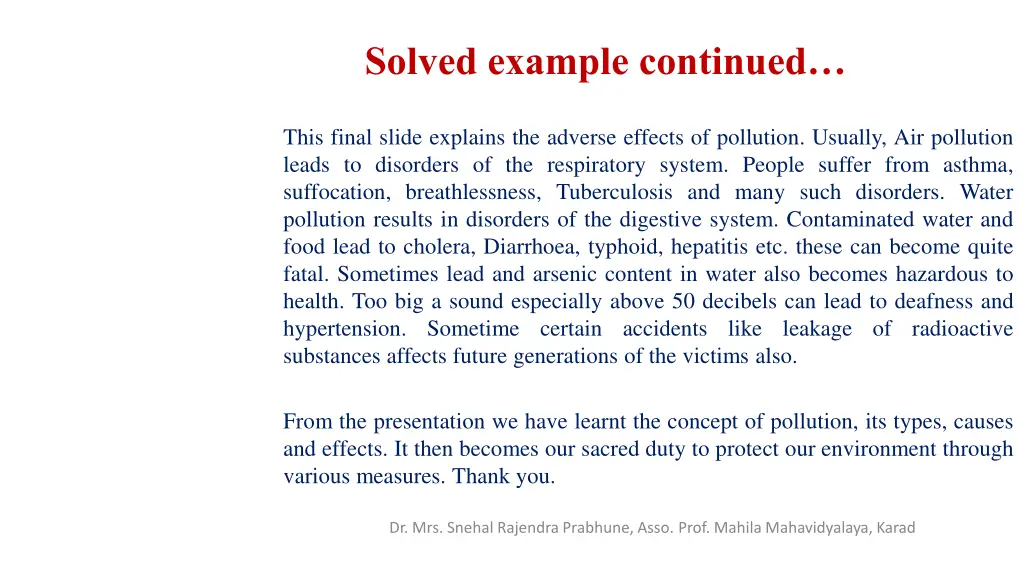 solved example continued 3