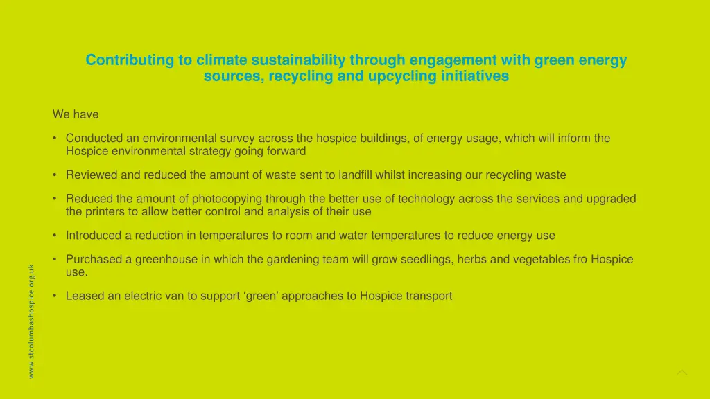contributing to climate sustainability through
