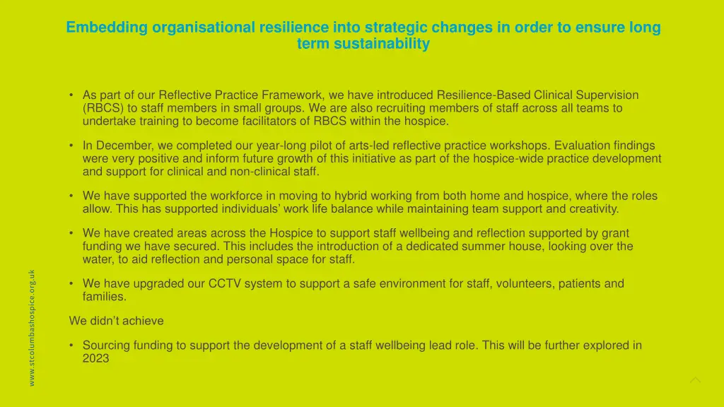 embedding organisational resilience into
