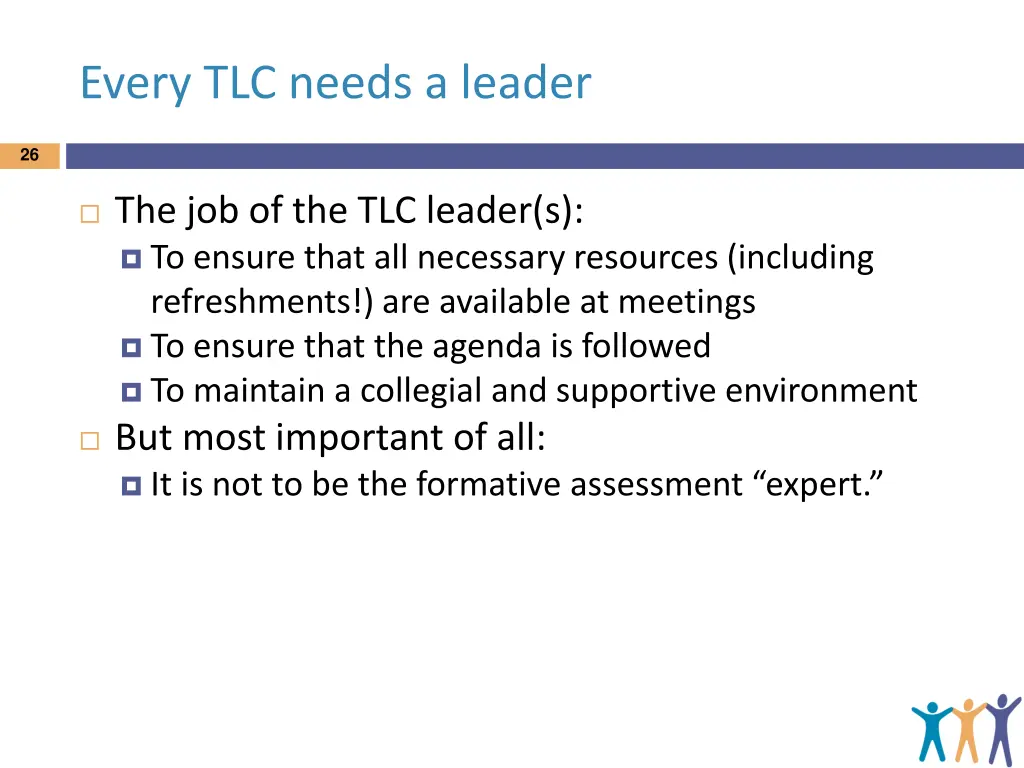 every tlc needs a leader