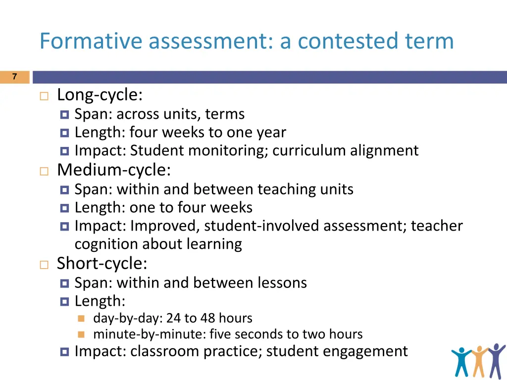 formative assessment a contested term