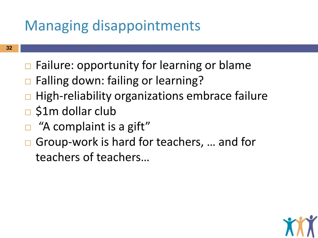 managing disappointments
