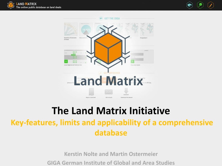 the land matrix initiative key features limits