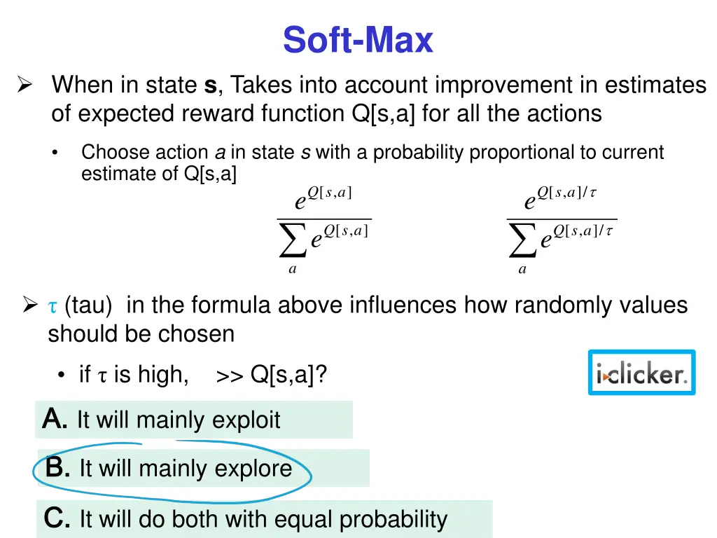 soft max