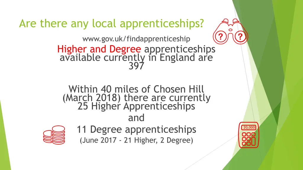 are there any local apprenticeships