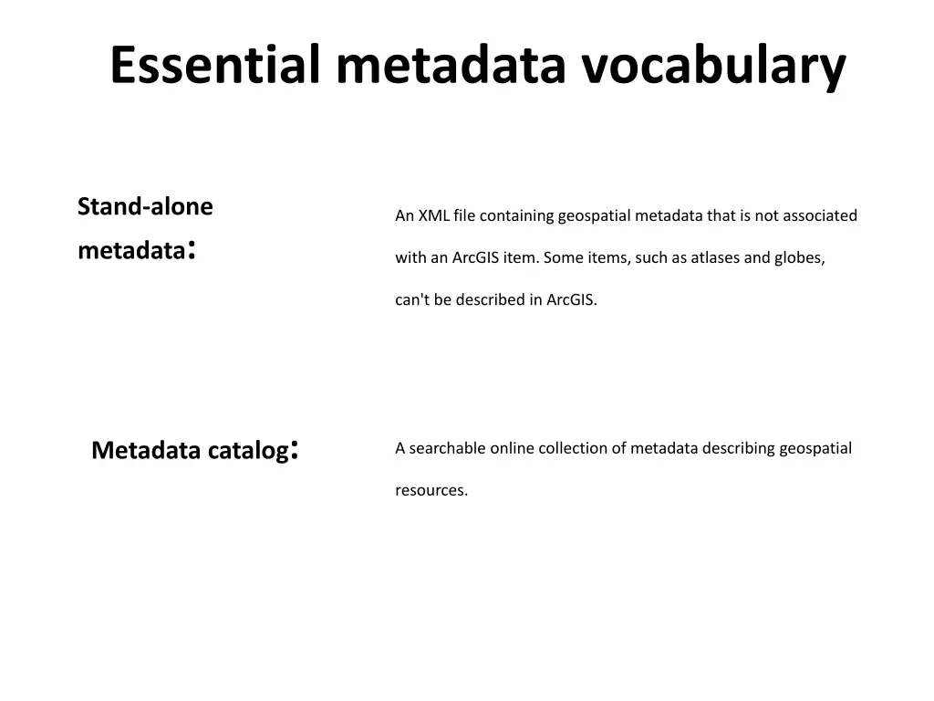 essential metadata vocabulary 2