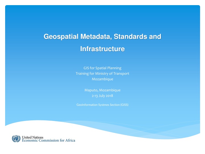 geospatial metadata standards and