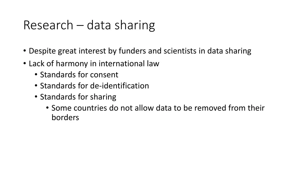 research data sharing