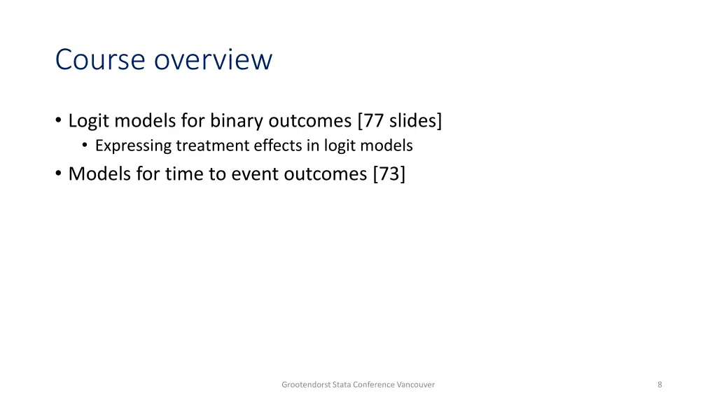 course overview 3