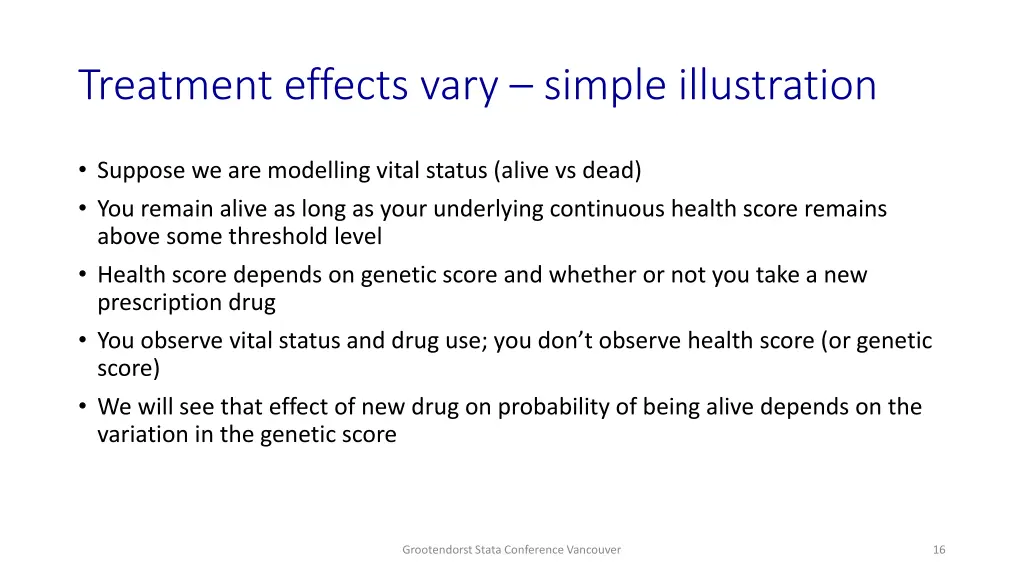 treatment effects vary simple illustration