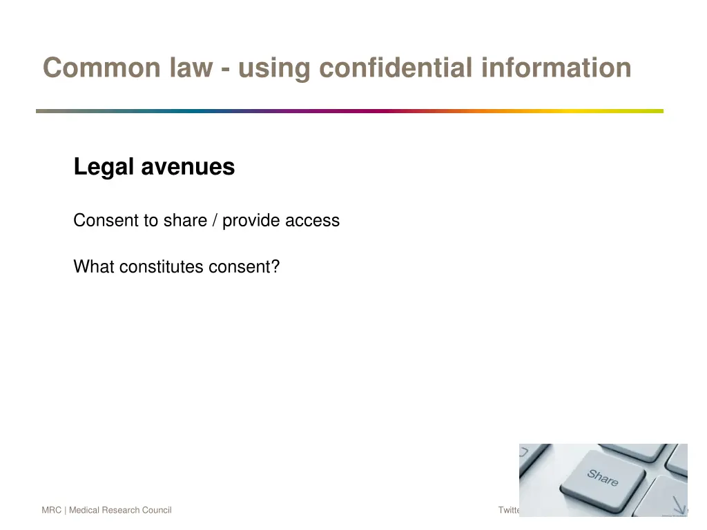 common law using confidential information