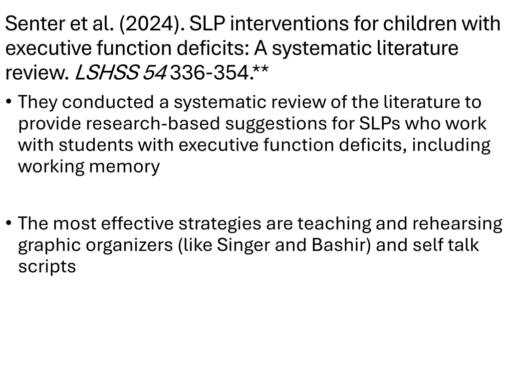 senter et al 2024 slp interventions for children