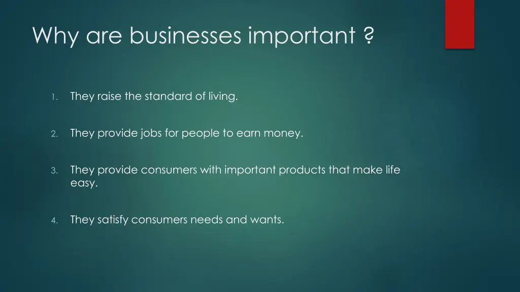 why are businesses important