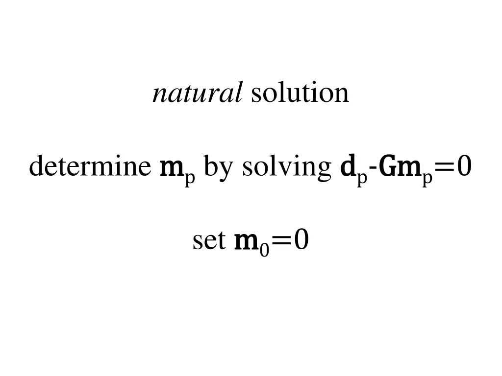 natural solution