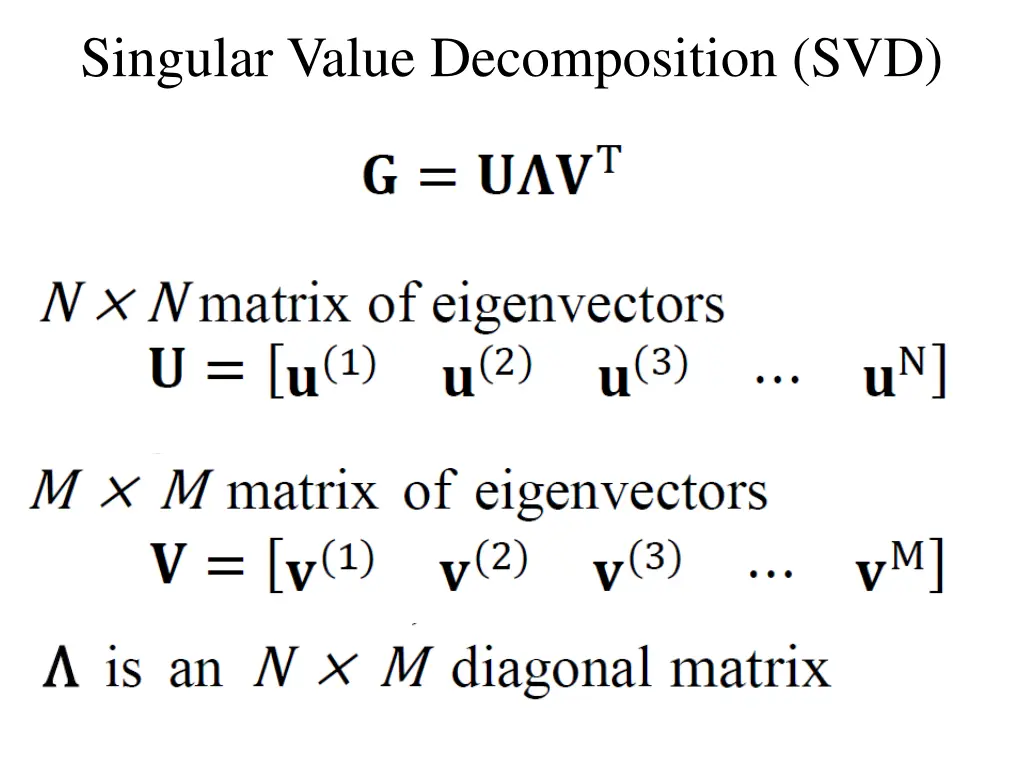 singular value decomposition svd