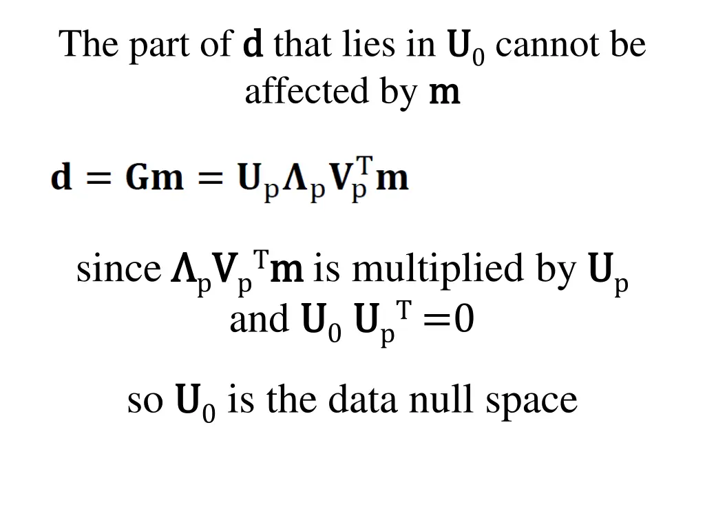 the part of d d that lies in u u 0 cannot
