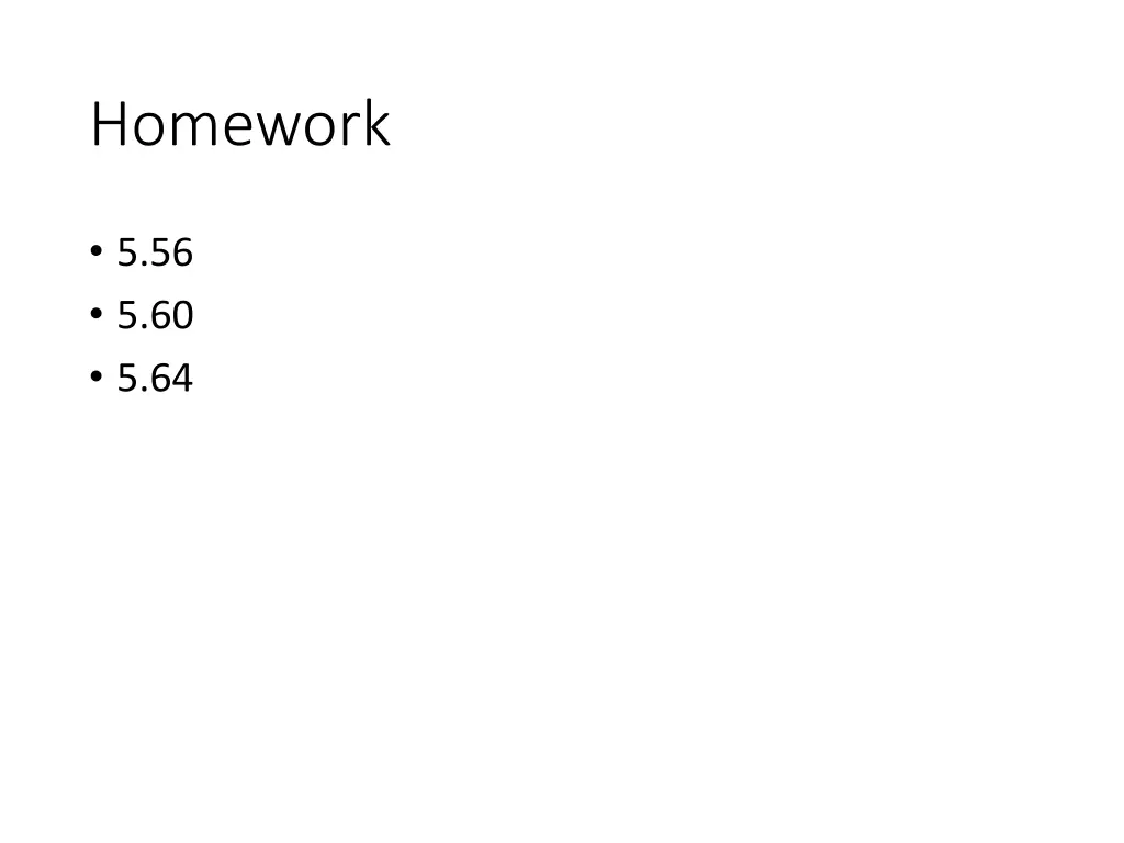 homework