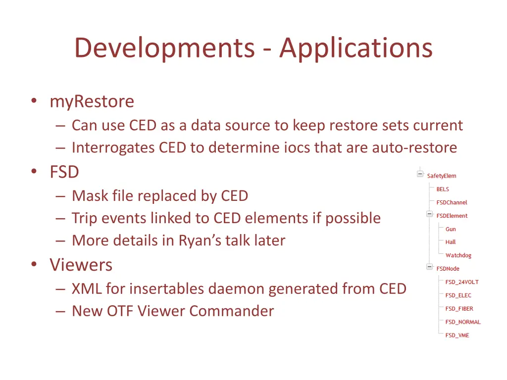 developments applications