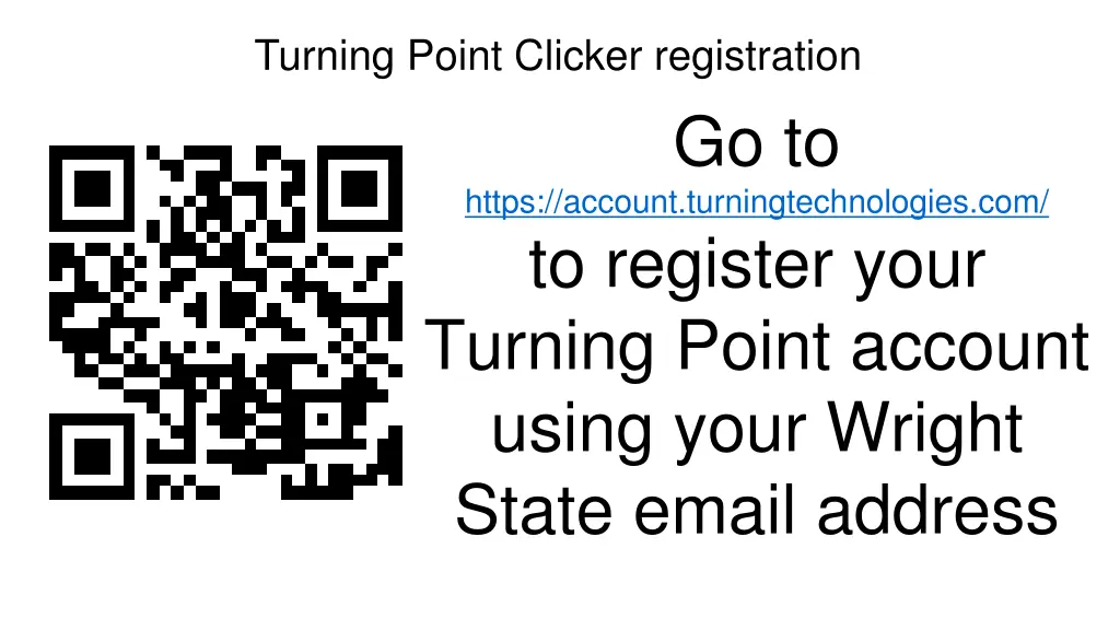 turning point clicker registration