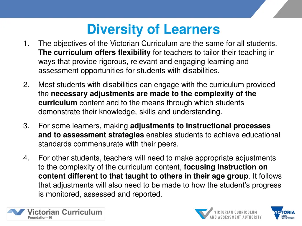 diversity of learners
