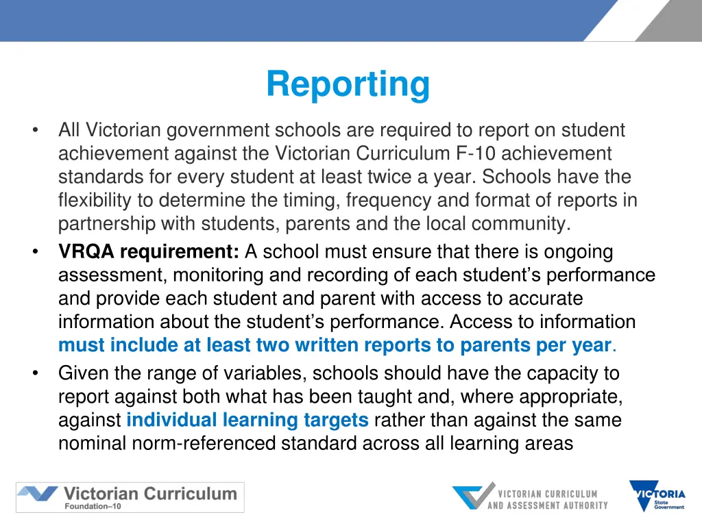 reporting
