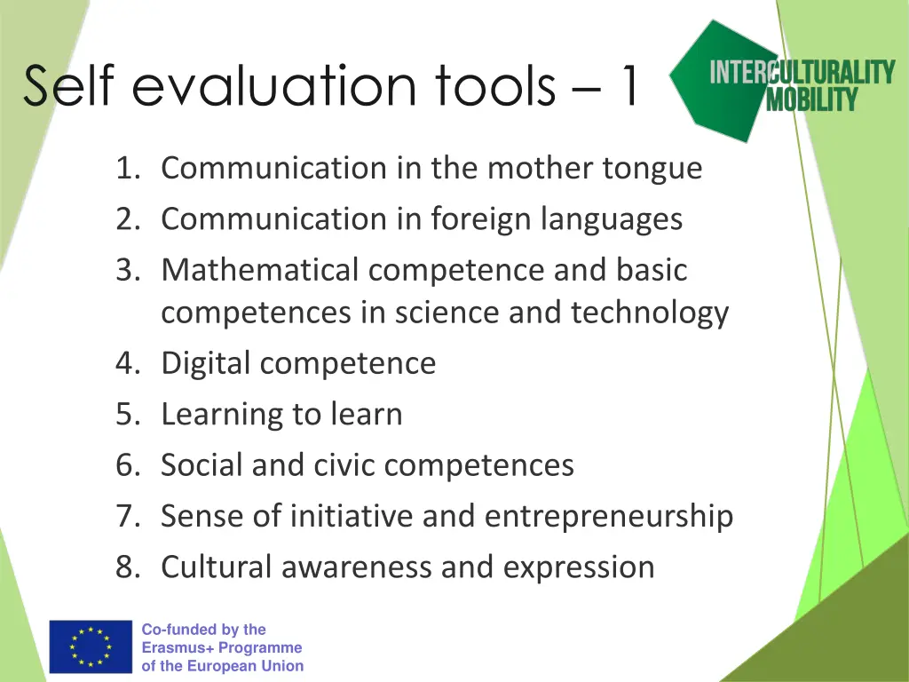 self evaluation tools 1