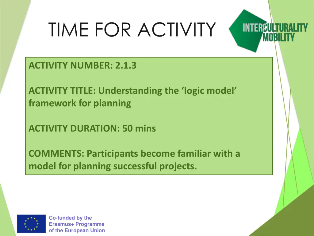 time for activity 2