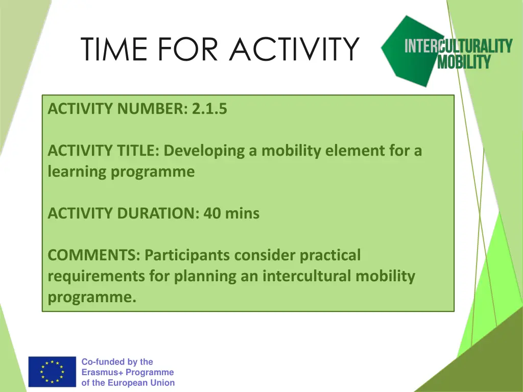 time for activity 4