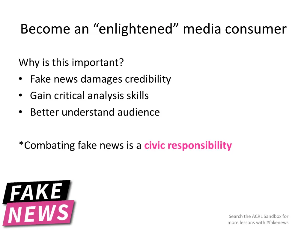 become an enlightened media consumer