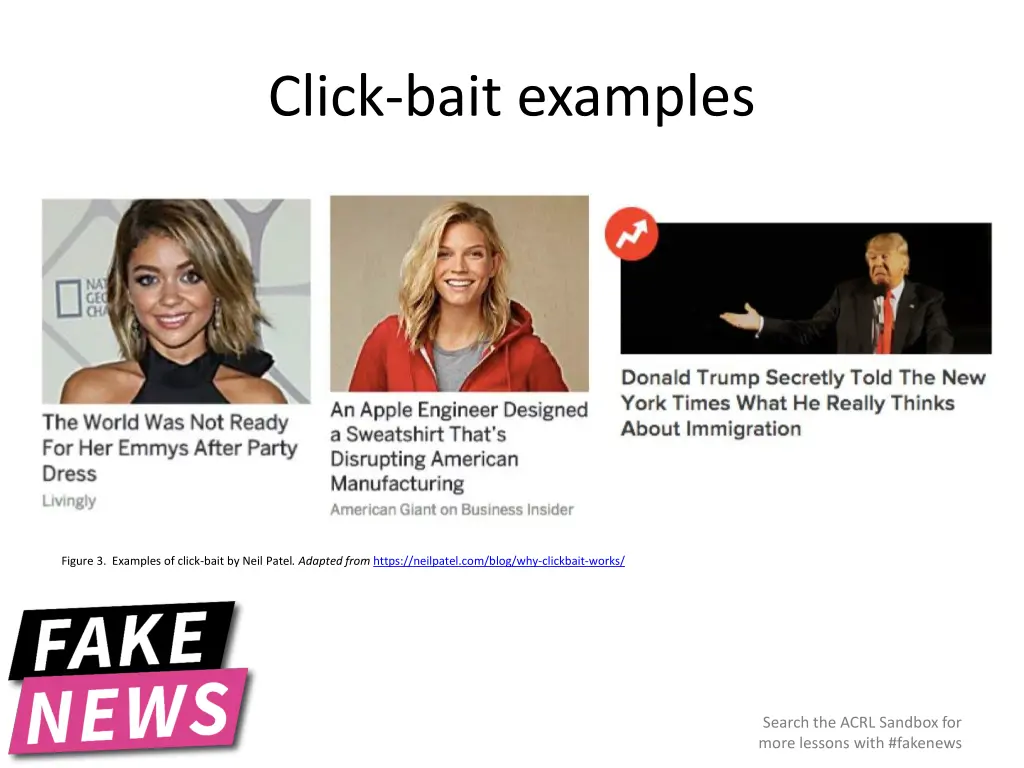 click bait examples