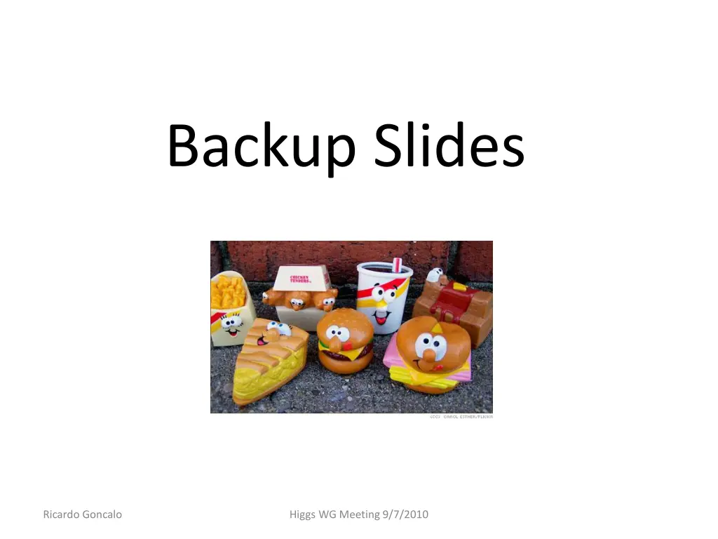 backup slides