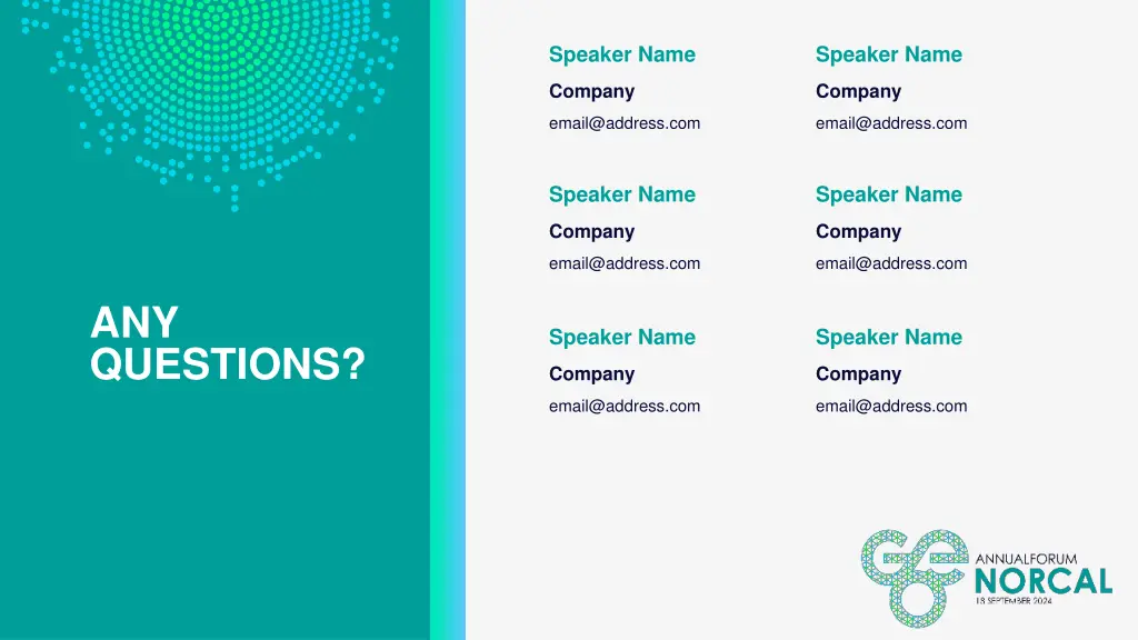speaker name