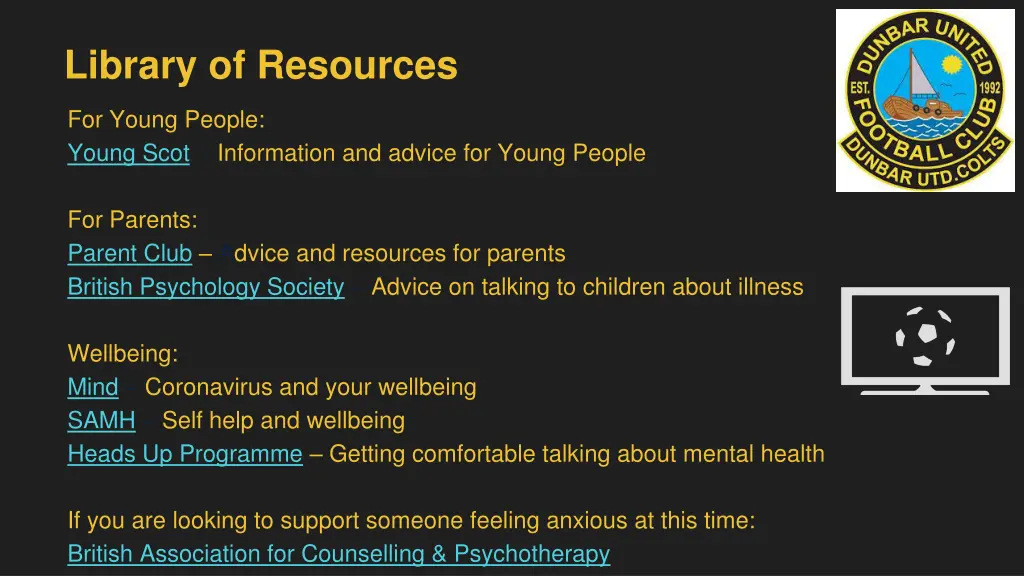 library of resources