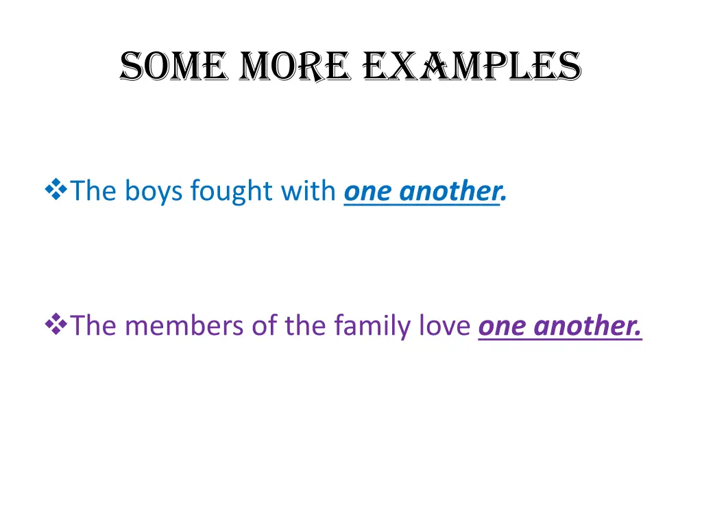 some more examples 2