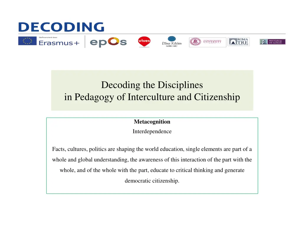decoding the disciplines in pedagogy