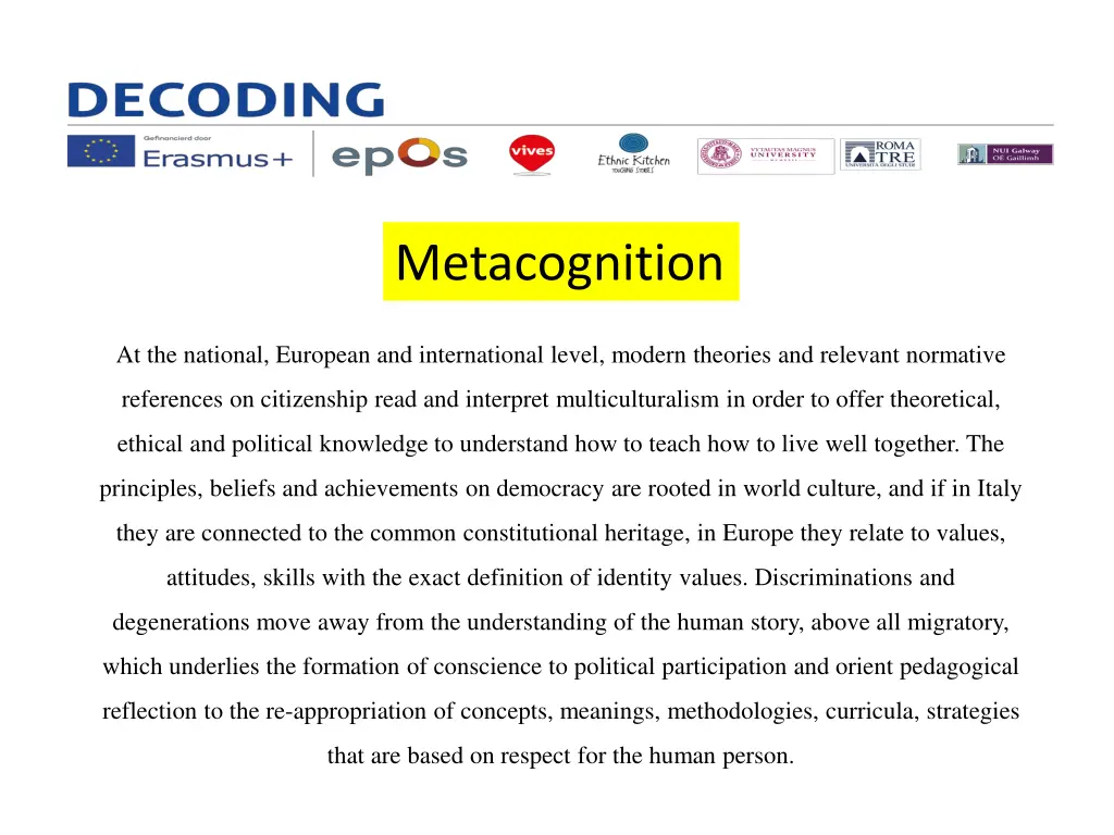 metacognition 1
