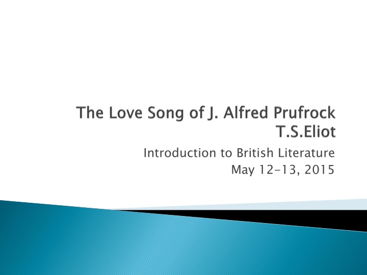 introduction to british literature may 12 13 2015