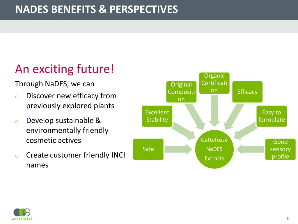 nades benefits perspectives