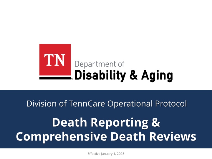 division of tenncare operational protocol