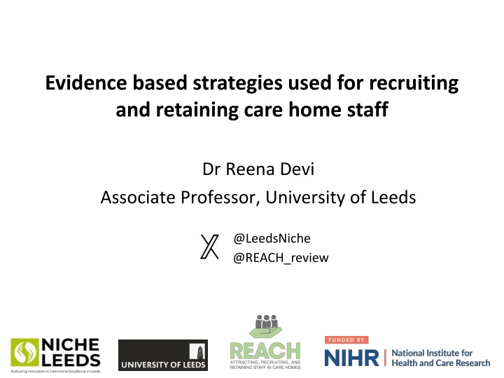 evidence based strategies used for recruiting