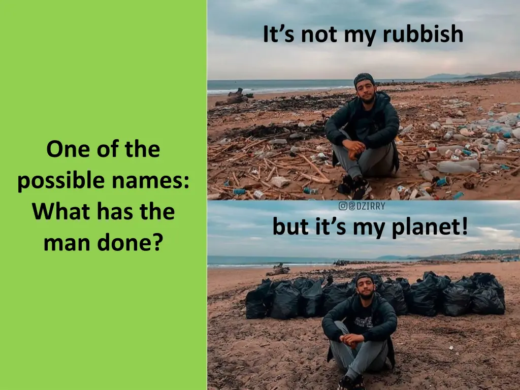 it s not my rubbish