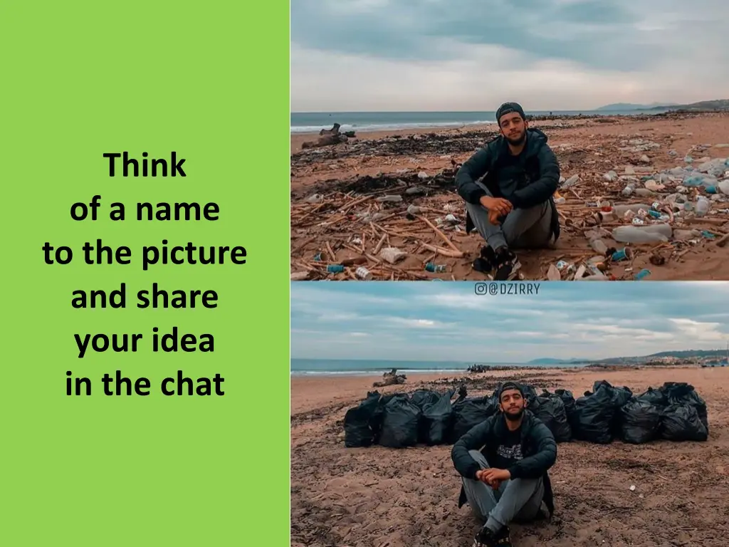 think of a name to the picture and share your
