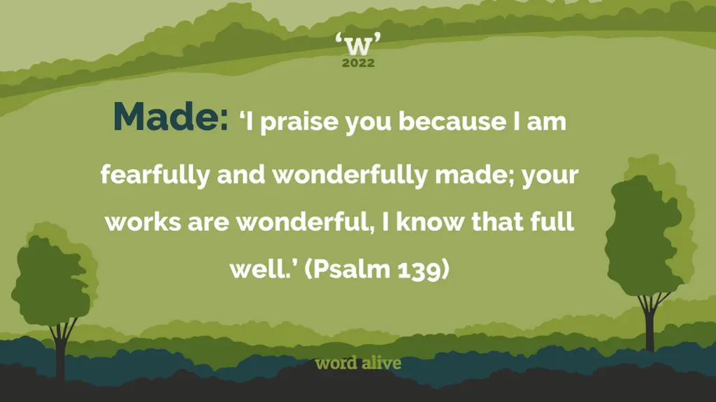 made i praise you because i am