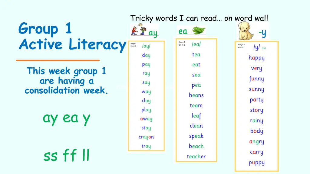tricky words i can read on word wall