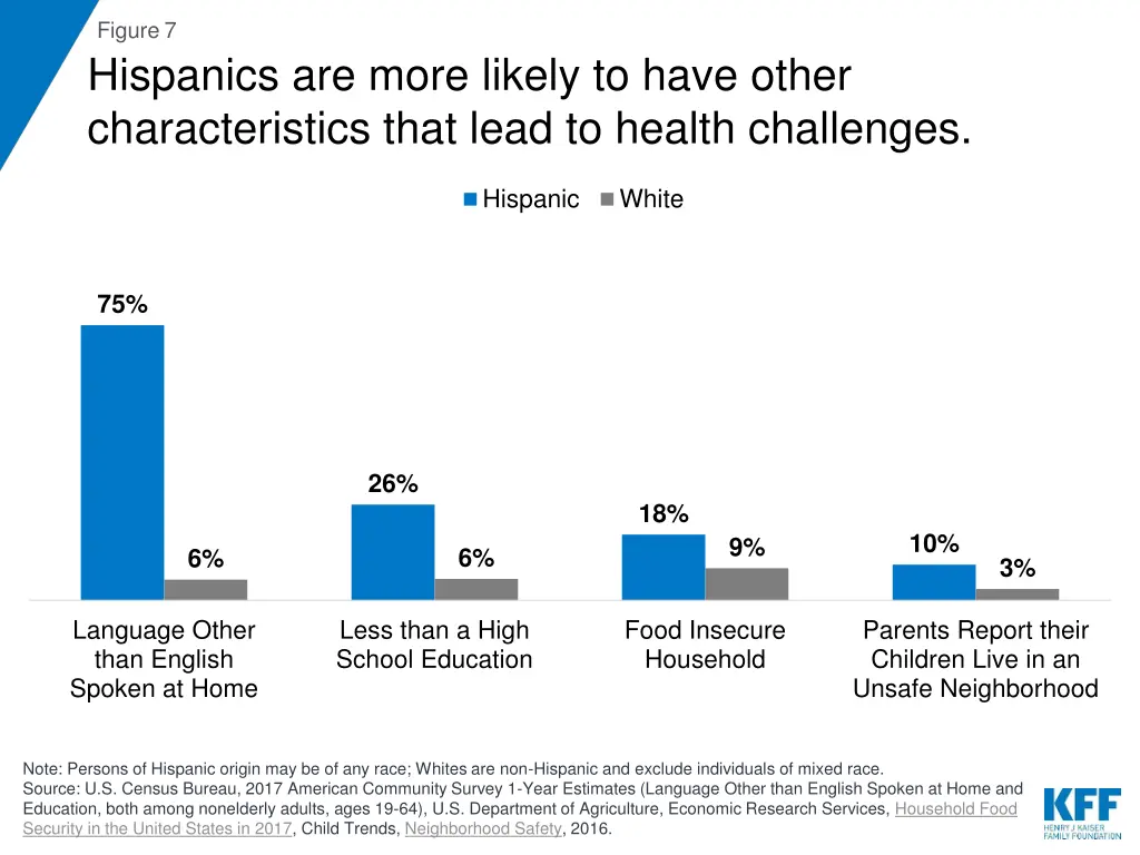 figure 7 hispanics are more likely to have other