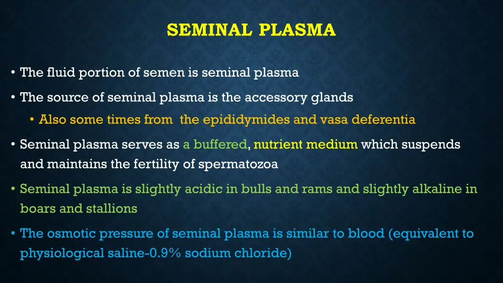 seminal plasma