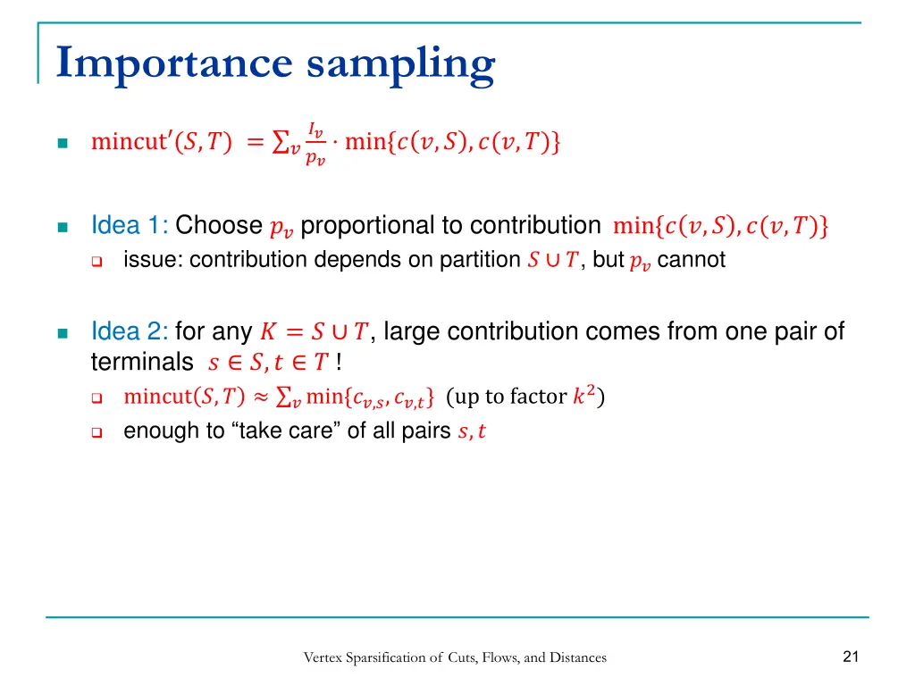 importance sampling