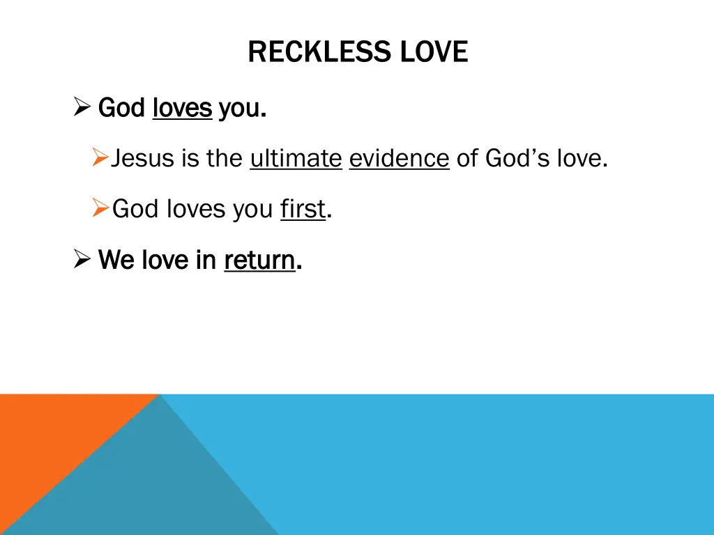 reckless love 1