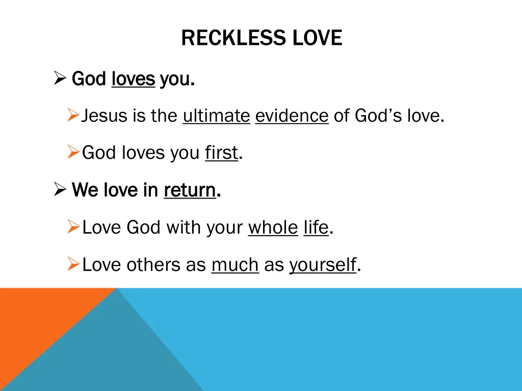 reckless love 2