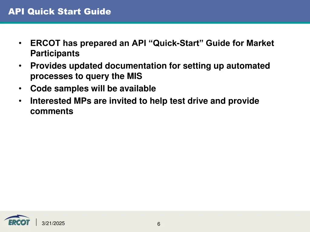 api quick start guide